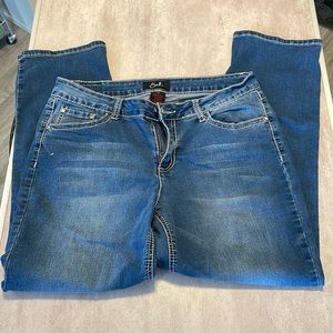 Bootcut Earl Rhinestone Jeans - size 12